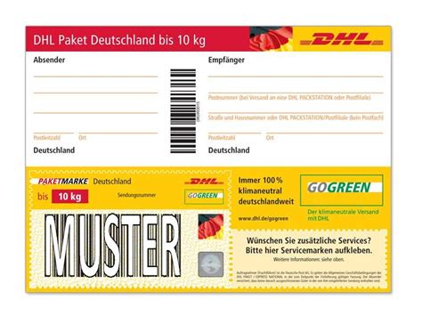 dhl paket unfrei versenden.